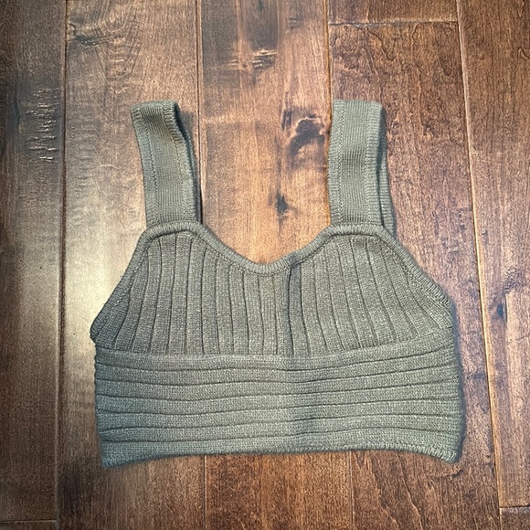 Zara knit crop top tank - Picture 1 of 3